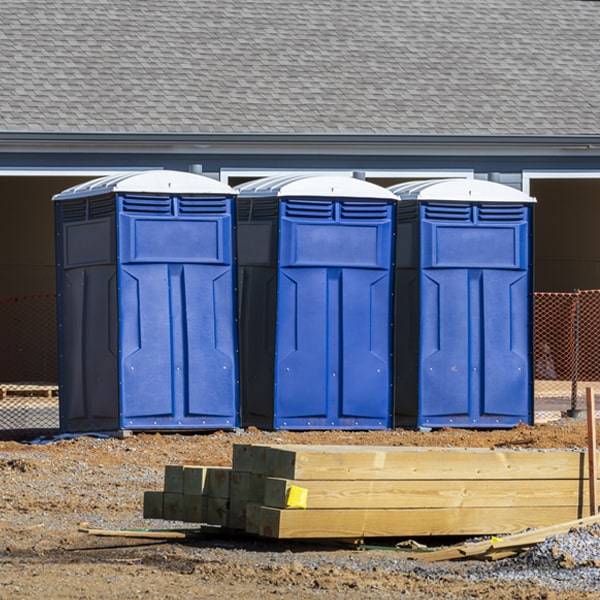 how do you ensure the porta potties are secure and safe from vandalism during an event in May